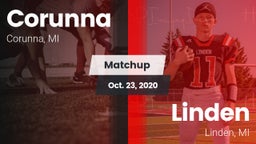 Matchup: Corunna vs. Linden  2020