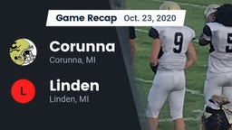 Recap: Corunna  vs. Linden  2020
