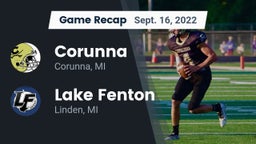 Recap: Corunna  vs. Lake Fenton  2022