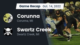 Recap: Corunna  vs. Swartz Creek  2022