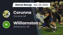 Recap: Corunna  vs. Williamston  2022