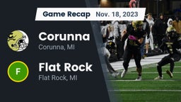 Recap: Corunna  vs. Flat Rock  2023
