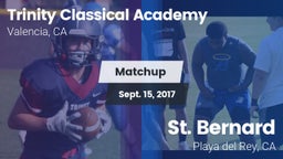 Matchup: Trinity Classical Ac vs. St. Bernard  2017