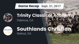 Recap: Trinity Classical Academy  vs. Southlands Christian  2017