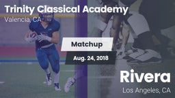 Matchup: Trinity Classical Ac vs. Rivera  2018