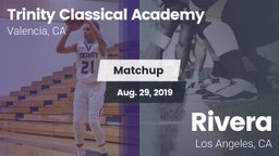 Matchup: Trinity Classical Ac vs. Rivera  2019