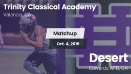 Matchup: Trinity Classical Ac vs. Desert  2019