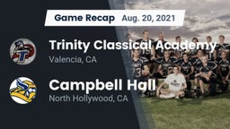 Recap: Trinity Classical Academy  vs. Campbell Hall  2021
