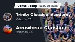 Recap: Trinity Classical Academy  vs. Arrowhead Christian  2022