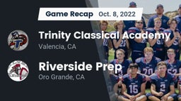 Recap: Trinity Classical Academy  vs. Riverside Prep  2022