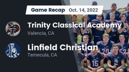 Recap: Trinity Classical Academy  vs. Linfield Christian  2022
