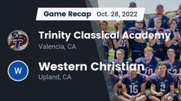 Recap: Trinity Classical Academy  vs. Western Christian  2022