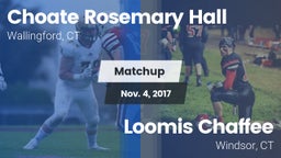 Matchup: Choate Rosemary vs. Loomis Chaffee 2017