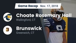 Recap: Choate Rosemary Hall  vs. Brunswick  2018