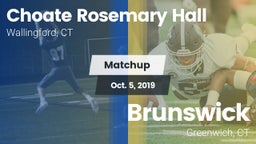 Matchup: Choate Rosemary vs. Brunswick  2019