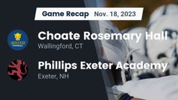 Recap: Choate Rosemary Hall  vs. Phillips Exeter Academy 2023