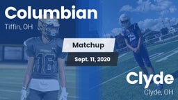 Matchup: Columbian vs. Clyde  2020