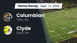 Recap: Columbian  vs. Clyde  2020