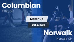 Matchup: Columbian vs. Norwalk  2020