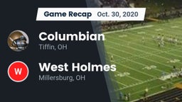 Recap: Columbian  vs. West Holmes  2020