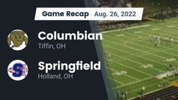 Recap: Columbian  vs. Springfield  2022