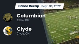 Recap: Columbian  vs. Clyde  2022
