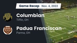 Recap: Columbian  vs. Padua Franciscan  2022