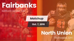 Matchup: Fairbanks vs. North Union  2016