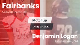 Matchup: Fairbanks vs. Benjamin Logan  2017