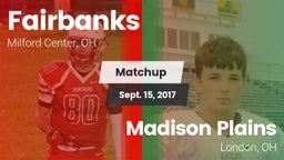 Matchup: Fairbanks vs. Madison Plains  2017