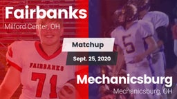 Matchup: Fairbanks vs. Mechanicsburg  2020