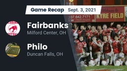 Recap: Fairbanks  vs. Philo  2021