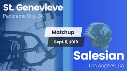 Matchup: St. Genevieve vs. Salesian  2019