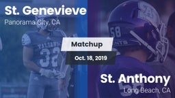 Matchup: St. Genevieve vs. St. Anthony  2019