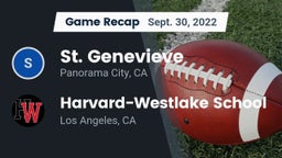 Recap: St. Genevieve  vs. Harvard-Westlake School 2022
