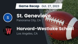 Recap: St. Genevieve  vs. Harvard-Westlake School 2023