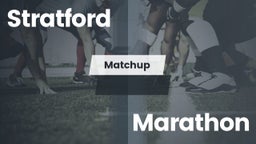 Matchup: Stratford vs. Marathon  2016