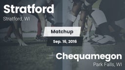 Matchup: Stratford vs. Chequamegon  2016