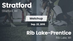 Matchup: Stratford vs. Rib Lake-Prentice  2016