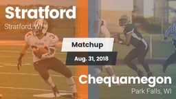 Matchup: Stratford vs. Chequamegon  2018