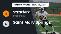 Recap: Stratford  vs. Saint Mary Springs 2018