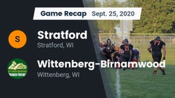 Recap: Stratford  vs. Wittenberg-Birnamwood  2020