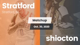 Matchup: Stratford vs. shiocton 2020