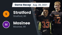 Recap: Stratford  vs. Mosinee  2021