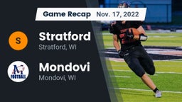 Recap: Stratford  vs. Mondovi  2022