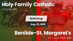 Matchup: Holy Family Catholic vs. Benilde-St. Margaret's  2018