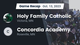 Recap: Holy Family Catholic  vs. Concordia Academy 2023