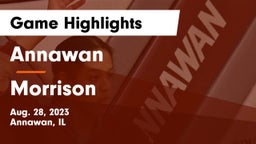 Annawan  vs Morrison  Game Highlights - Aug. 28, 2023