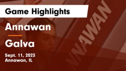 Annawan  vs Galva  Game Highlights - Sept. 11, 2023
