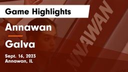 Annawan  vs Galva Game Highlights - Sept. 16, 2023